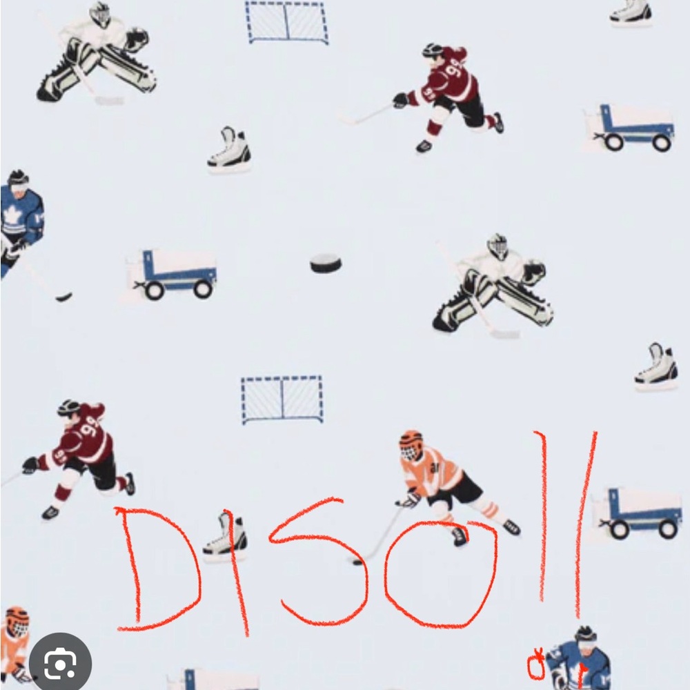 Kyte BABY Kids Pajamas - Red and Blue Hockey Theme